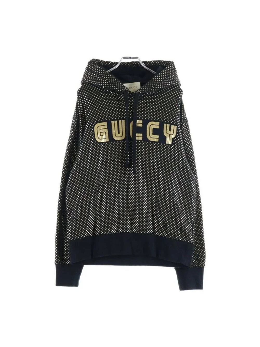 Gucci Logo Hoodie Pullover Black